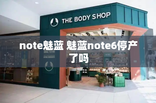 note魅蓝 魅蓝note6停产了吗
