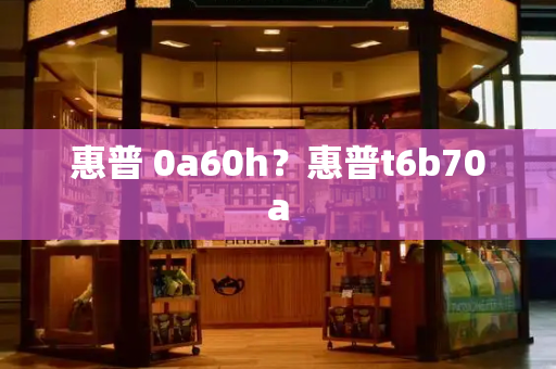 惠普 0a60h？惠普t6b70a