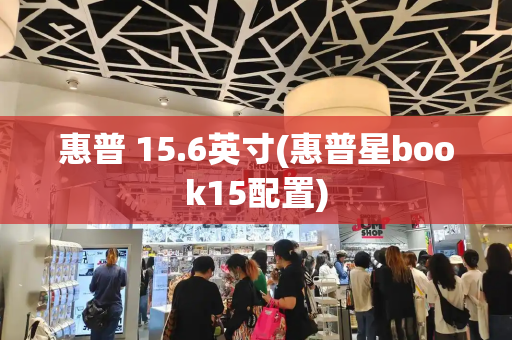 惠普 15.6英寸(惠普星book15配置)-第1张图片-星选测评