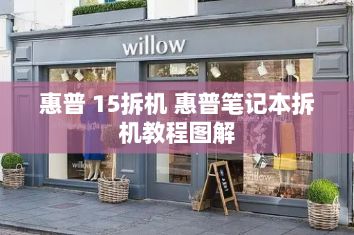 惠普 15拆机 惠普笔记本拆机教程图解-第1张图片-星选测评