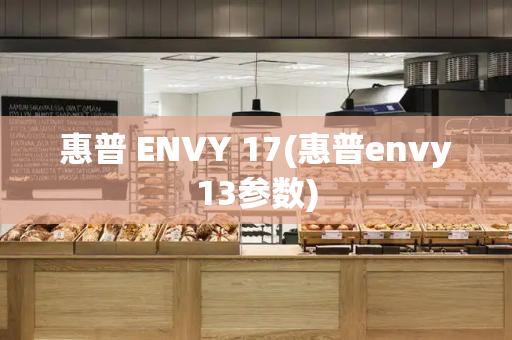惠普 ENVY 17(惠普envy13参数)