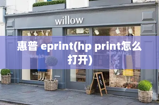 惠普 eprint(hp print怎么打开)