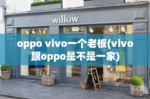 oppo vivo一个老板(vivo跟oppo是不是一家)