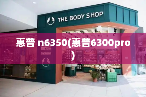 惠普 n6350(惠普6300pro)