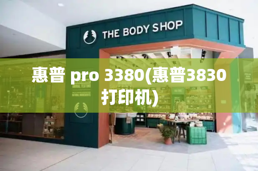 惠普 pro 3380(惠普3830打印机)