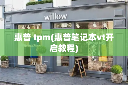 惠普 tpm(惠普笔记本vt开启教程)