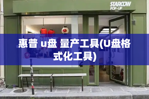 惠普 u盘 量产工具(U盘格式化工具)-第1张图片-星选测评