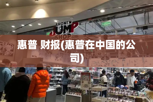 惠普 财报(惠普在中国的公司)