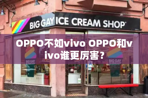 OPPO不如vivo OPPO和vivo谁更厉害？-第1张图片-星选测评