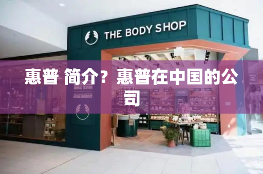 惠普 简介？惠普在中国的公司