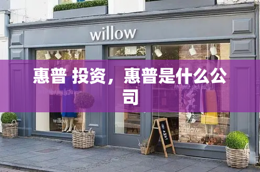 惠普 投资，惠普是什么公司-第1张图片-星选测评