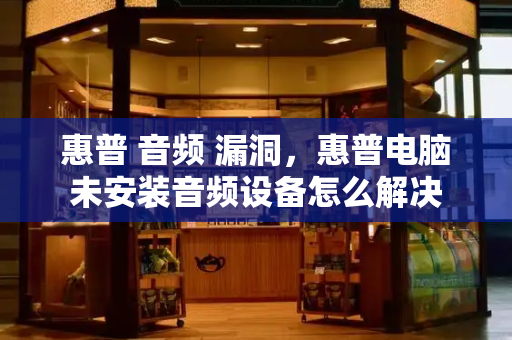 惠普 音频 漏洞，惠普电脑未安装音频设备怎么解决
