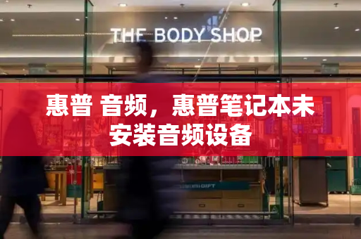 惠普 音频，惠普笔记本未安装音频设备