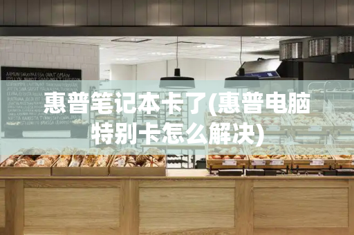 惠普笔记本卡了(惠普电脑特别卡怎么解决)
