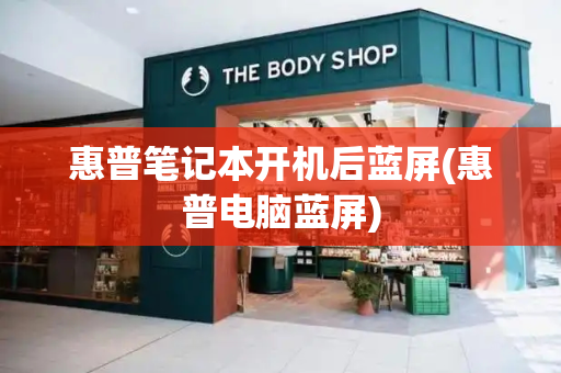 惠普笔记本开机后蓝屏(惠普电脑蓝屏)