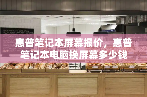 惠普笔记本屏幕报价，惠普笔记本电脑换屏幕多少钱-第1张图片-星选测评