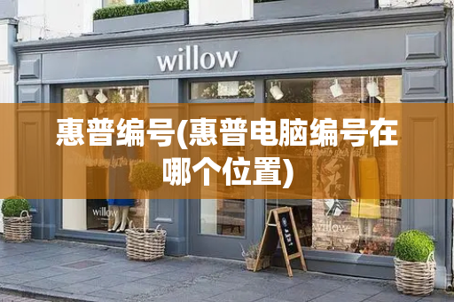 惠普编号(惠普电脑编号在哪个位置)
