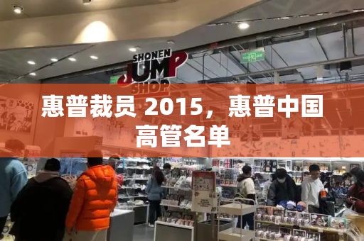惠普裁员 2015，惠普中国高管名单
