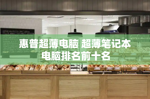 惠普超薄电脑 超薄笔记本电脑排名前十名-第1张图片-星选测评