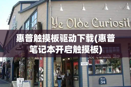 惠普触摸板驱动下载(惠普笔记本开启触摸板)