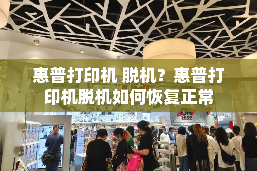 惠普打印机 脱机？惠普打印机脱机如何恢复正常-第1张图片-星选测评