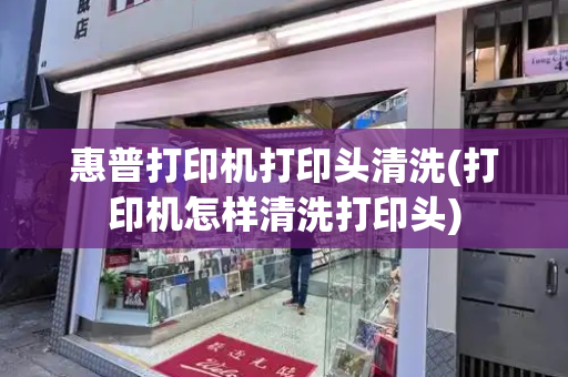 惠普打印机打印头清洗(打印机怎样清洗打印头)-第1张图片-星选测评