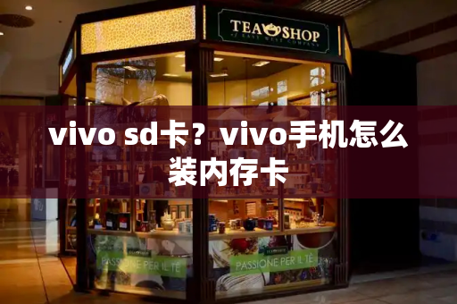 vivo sd卡？vivo手机怎么装内存卡