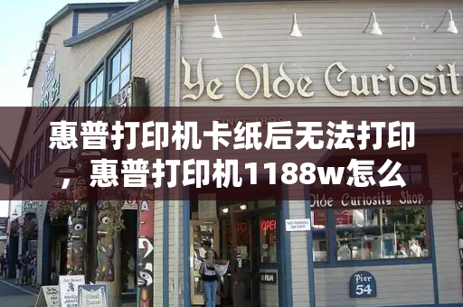 惠普打印机卡纸后无法打印，惠普打印机1188w怎么用手机打印-第1张图片-星选测评