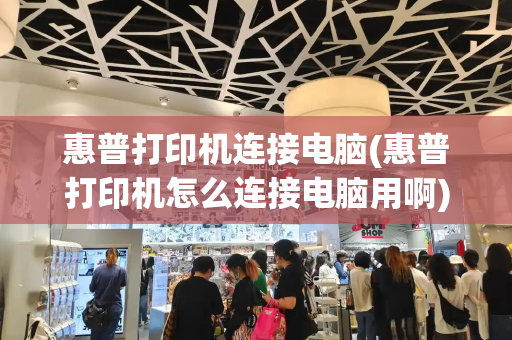 惠普打印机连接电脑(惠普打印机怎么连接电脑用啊)
