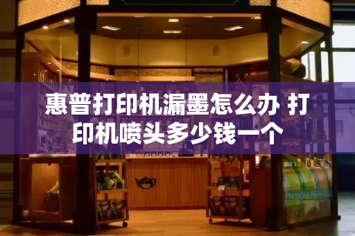 惠普打印机漏墨怎么办 打印机喷头多少钱一个-第1张图片-星选测评