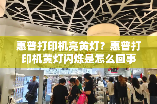 惠普打印机亮黄灯？惠普打印机黄灯闪烁是怎么回事-第1张图片-星选测评