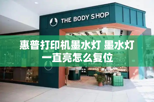 惠普打印机墨水灯 墨水灯一直亮怎么复位