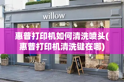 惠普打印机如何清洗喷头(惠普打印机清洗键在哪)