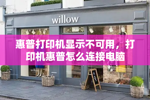 惠普打印机显示不可用，打印机惠普怎么连接电脑-第1张图片-星选测评