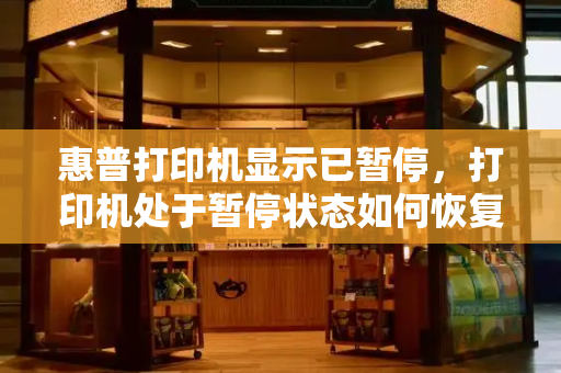 惠普打印机显示已暂停，打印机处于暂停状态如何恢复-第1张图片-星选测评