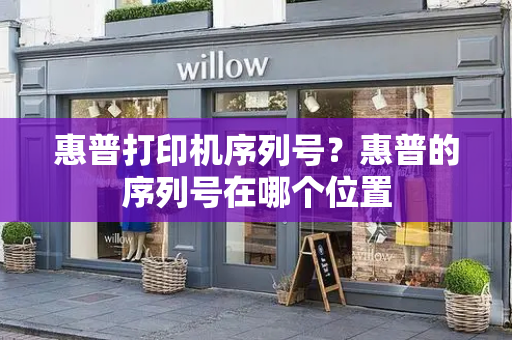惠普打印机序列号？惠普的序列号在哪个位置-第1张图片-星选测评