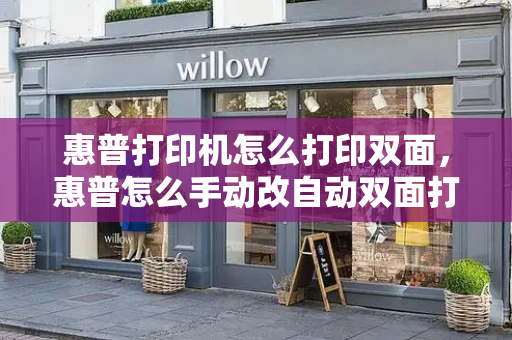 惠普打印机怎么打印双面，惠普怎么手动改自动双面打印-第1张图片-星选测评