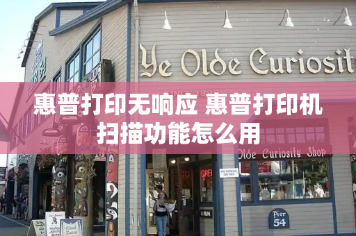 惠普打印无响应 惠普打印机扫描功能怎么用-第1张图片-星选测评