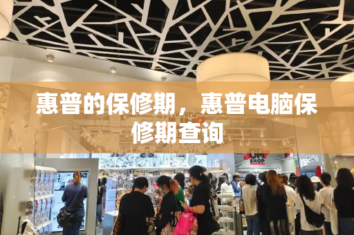 惠普的保修期，惠普电脑保修期查询-第1张图片-星选测评