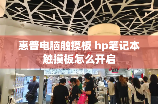 惠普电脑触摸板 hp笔记本触摸板怎么开启