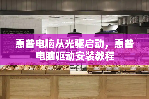 惠普电脑从光驱启动，惠普电脑驱动安装教程-第1张图片-星选测评