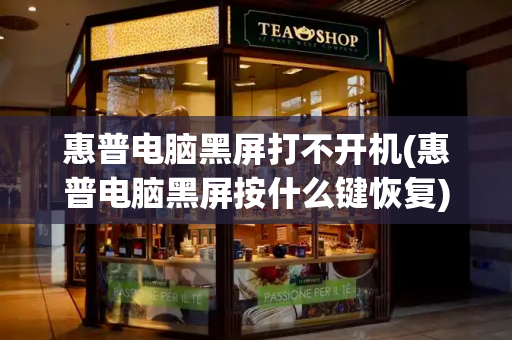惠普电脑黑屏打不开机(惠普电脑黑屏按什么键恢复)-第1张图片-星选测评