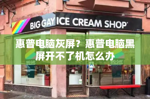 惠普电脑灰屏？惠普电脑黑屏开不了机怎么办-第1张图片-星选测评