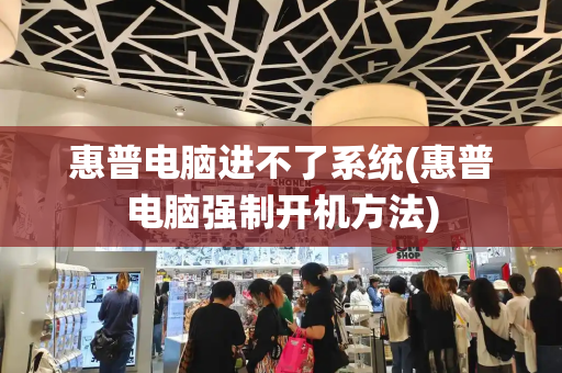 惠普电脑进不了系统(惠普电脑强制开机方法)-第1张图片-星选测评