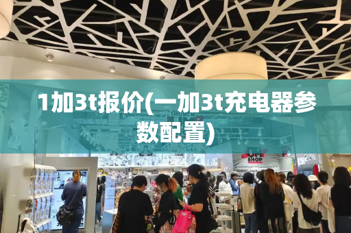 1加3t报价(一加3t充电器参数配置)