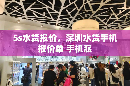 5s水货报价，深圳水货手机报价单 手机派