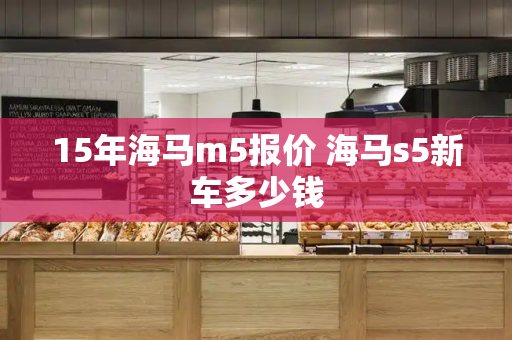 15年海马m5报价 海马s5新车多少钱-第1张图片-星选测评