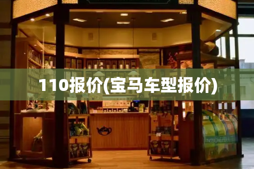 110报价(宝马车型报价)