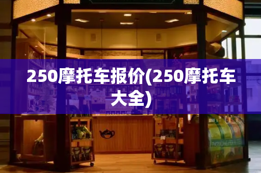 250摩托车报价(250摩托车大全)