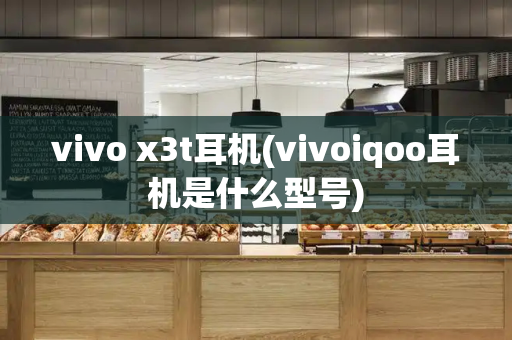 vivo x3t耳机(vivoiqoo耳机是什么型号)-第1张图片-星选测评